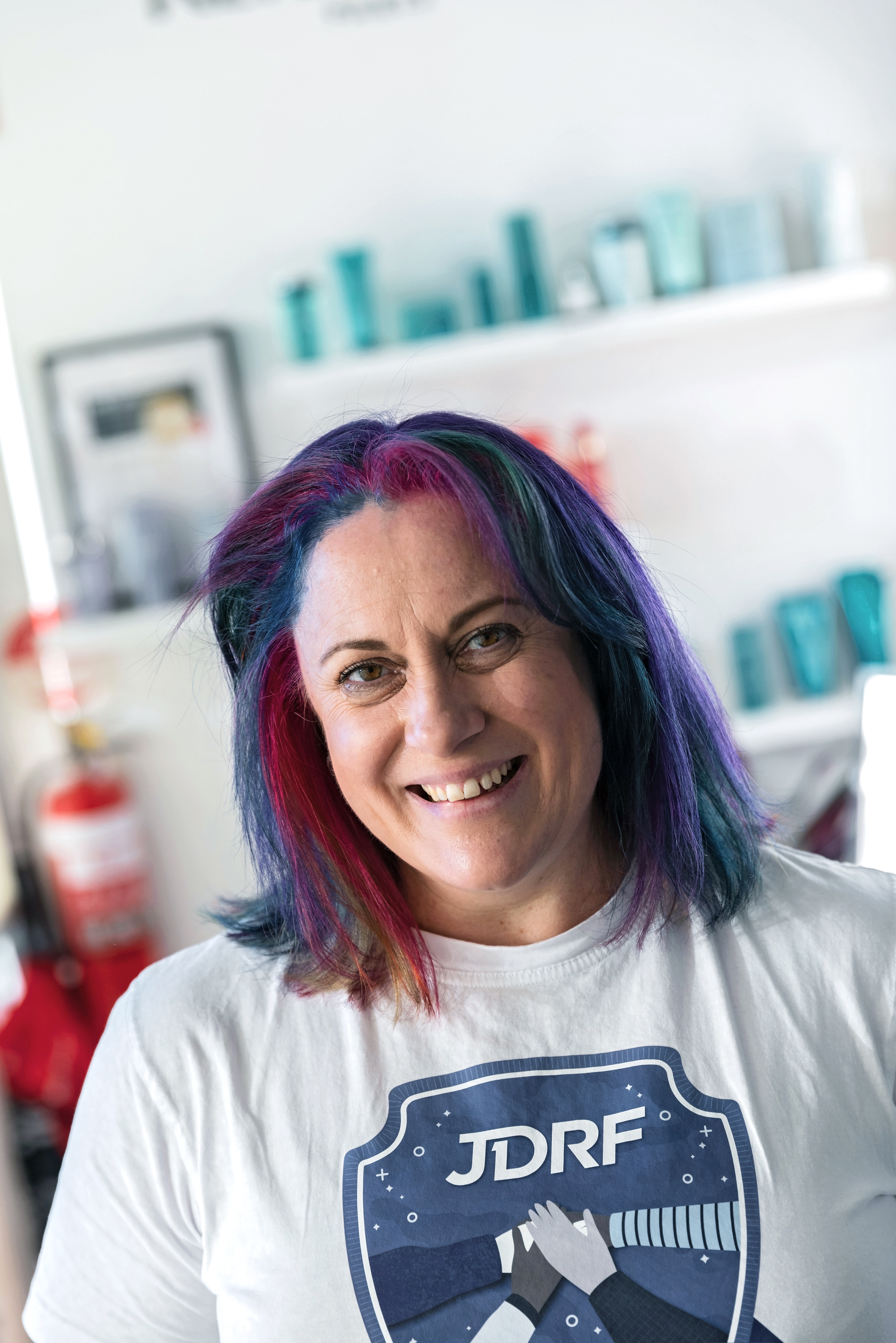 Join the JDRF Blue Hair Challenge!