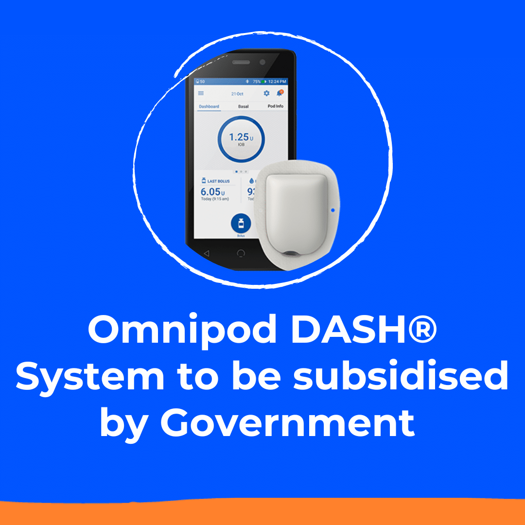 Government announces Omnipod DASH® System to be subsidised