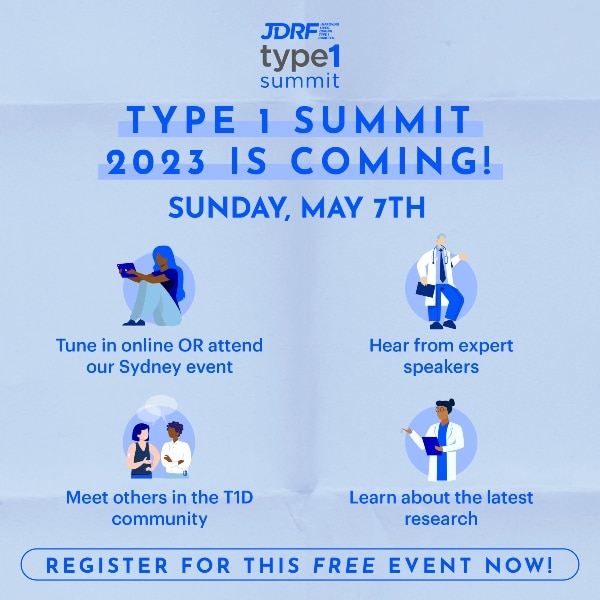 Register now for Type 1 Summit