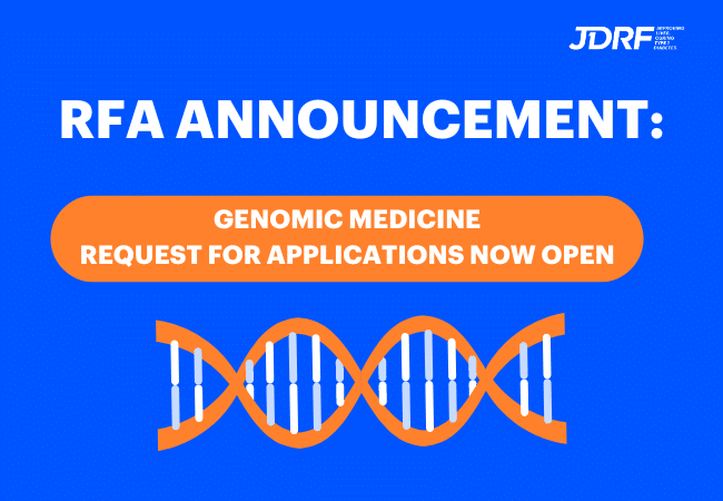“Towards embedding genomics in T1D” RFA open