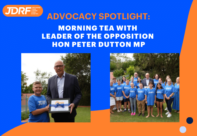 Morning tea with Leader of the Opposition Hon Peter Dutton MP