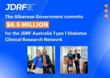 $6.5 million committed to JDRF Australia’s Type 1 Diabetes Clinical Research Network in Federal Budget