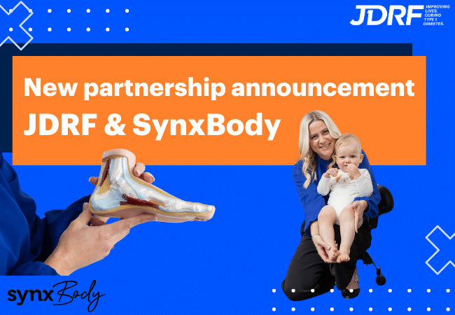 Exciting partnership: JDRF & SynxBody
