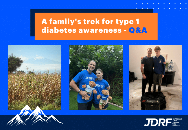 A family’s trek for type 1 diabetes awareness – Q&A