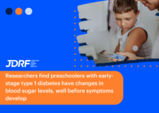 Preschool-aged children in early-stage type 1 diabetes have changes in blood sugar levels, even before they are officially diagnosed