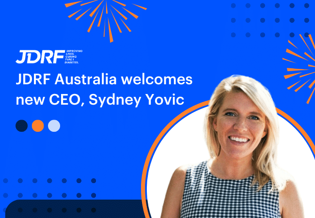 JDRF Australia welcomes new CEO, Sydney Yovic