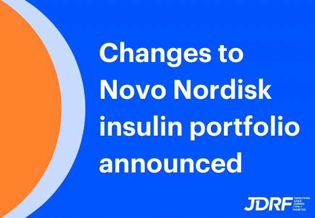 Changes to Novo Nordisk® insulin portfolio over the next two years