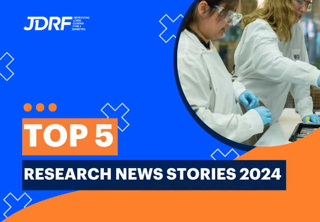 The year that was in research: the top five research news from JDRF Australia in 2024